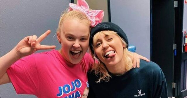 JoJo Siwa reage à piada de Miley Cyrus sobre tirá -la 