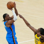 Jogo final da NBA 5: Stataders de Pacers-Thunder e pontuação no intervalo