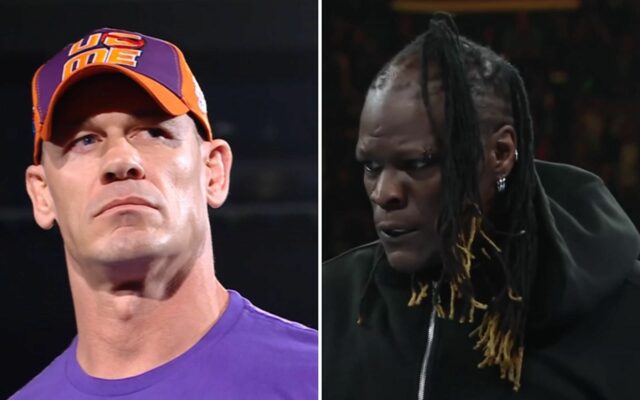John Cena quebra o silêncio de R-truth com uma interpretação brutal do WWE RAW

