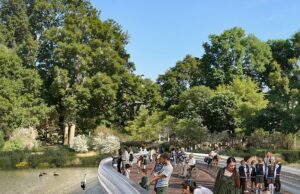 Jóia da coroa do país: o arquiteto que remou a rei sobre o planejamento foi escolhido para construir a ponte memorial da rainha Elizabeth, inspirada por sua famosa tiara O painel de seleção do Comitê Memorial Queen Elizabeth disse sobre o memorial: