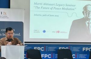 Jusuf Kalla falou a chave para a mediação da paz com sucesso, o que foi isso? Jusuf Kalla falou a chave para a mediação da paz com sucesso, o que foi isso?