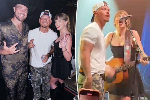 Kane Brown joga um engraçado da surpresa de Taylor Swift Nashville: Eu pensei que era um "convidado especial"

