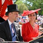 A princesa do País de Gales levou a preocupação quando ela saiu da participação de Royal Ascot ontem, aparentemente no último minuto. Imagem com o príncipe William 2023