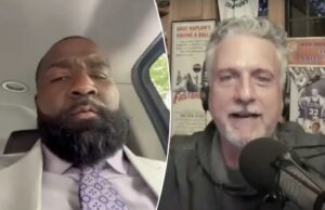 Kendrick Perkins voltará a Bill Simmons sobre as críticas da NBA: “Eu viro para sua bunda” Kendrick Perkins questionou as críticas a Bill Simmons.