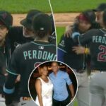 Ketel Marte de Diamondback está chorando em campo na cena dolorosa após os comentários perturbadores dos fãs