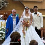 Jogador de basquete Kiefer Ravena e rainha da beleza Diana Mackey Knot Wedding Bleague