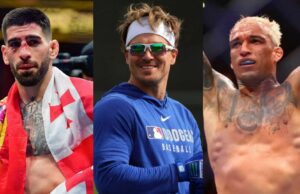 Kike Hernandez, Ilia Topuria vs Charles Oliveira esclarece o compromisso no UFC 317 March Madness Logo