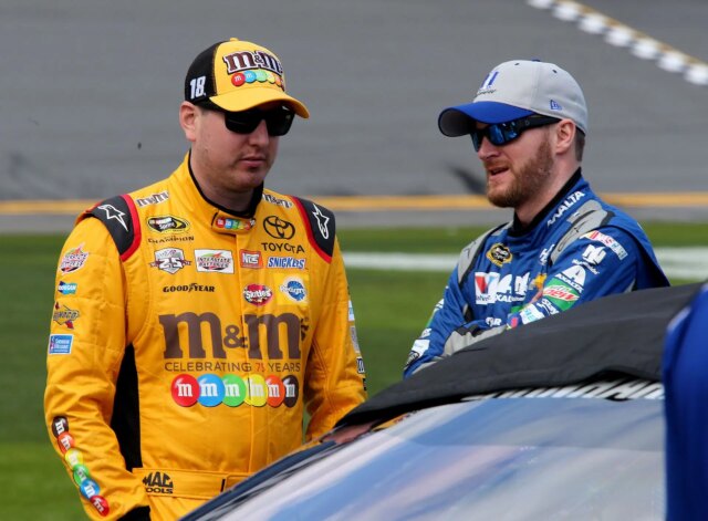 Kyle Busch tags Dale Earnhardt Jr.

