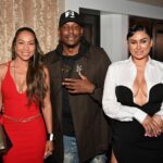 Laura Govan, ex -esposa de Gilbert Arenas, compartilha momentos sinceros no BET Awards com a esposa de Russell Wilson Ciara (imagem via Instagram @lauramgovan)