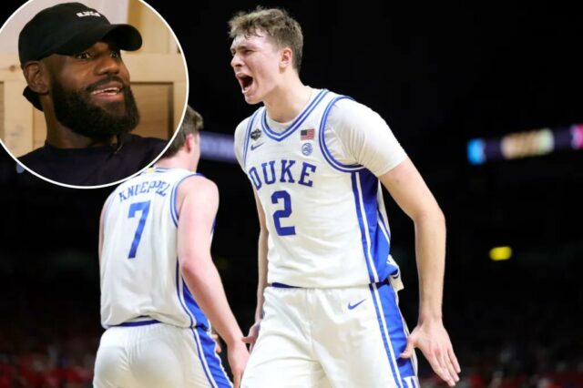 LeBron James Hypes Cooper Flagg antes de 2025 NBA Draft

