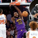 LeBron James está indo contra o Knicks na última temporada.
