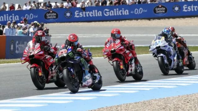 Legítimo! As ações de MotoGP foram tomadas pelo organizador da F1 cujo valor era Billones de Rupiah

