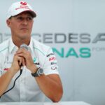 Michael Schumacher e Mercedes GP da Alemanha, motoristas durante a participação do Grande Prêmio do Brasil Fórmula 1 em 2012 - Fonte: Getty