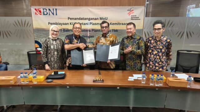 MOU BAKRIE GROUP TENET com BNI oferece financiamento produtivo para a plantação de óleo de palma

