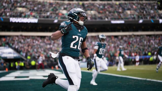 Madden NFL 26 Cover Star Saquon Barkley Ratings ao longo de sua carreira

