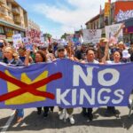 Mais de 140.000 manifestantes não visitaram os protestos de reis na área da baía