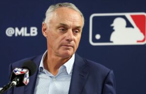 Manfred descreve a cuspida da CBA com o Harper de Phillies Manfred "prestou atenção" ao apoio de Rose Trump
