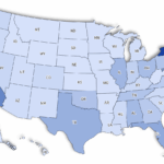 Mapa mostra os piores estados para fraude snap