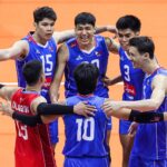 Marck Espejo e Filipinas durante a seleção nacional.