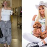 Marina Mabrey apóia a parte de trás de Dijonai Carrington como um debate sujo