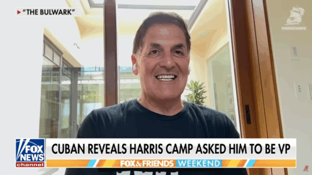Mark Cuban diz que recusou a oferta de Kamal Harris para considerar o vice -presidente: 'Não sou muito bom como não. 2 '| Vídeo

