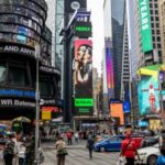 Meiskka apareceu na Times Square Nova York, então o rosto do Spotify igual à Indonésia, junho de 2025