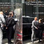 Nelson Yu, investigadores do Gabinete do Promotor -Geral, confrontou e as algemas de uma jovem depois de uma curva em Manhattan.