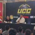 Menpora espera que a UCC crie um ecossistema saudável em esportes de combate