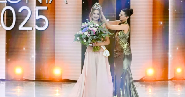 Miss Polonia 2025 selecionada na rede de tempestades

