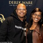 Youtuber Rodney Finley, 43, Passando 'Finny Da Legend' on -line, e sua esposa, Tanisha Finley, 43, conhecida como 'Bubbling', foram derrubados enquanto eles transmitiam ao vivo no YouTube na Las Vegas Strip