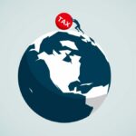 Concept illustration depicting global tax