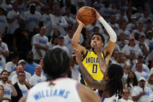 Indiana Pacers, que venceu o jogo de Tyrese Haliburton, derrotou o OKC Thunder no 1º jogo das finais da NBA