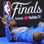 Shai Gilgeous-Alexander Okc Thunder, Indiana Paces NBA Finals Battle Game
