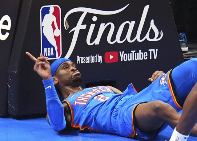 Shai Gilgeous-Alexander Okc Thunder, Indiana Paces NBA Finals Battle Game