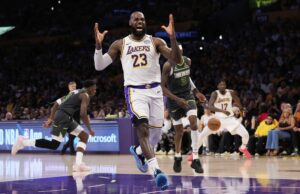 NBA: LeBron James Selects na 23ª temporada, ganhará 52,6 milhões de dólares em 2025-26 Lakers LeBron James NBA Playofflar Game 1 vs Timberwolves