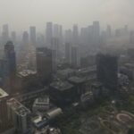 Na manhã de sexta -feira, Yakarta se tornou uma cidade com a segunda pior qualidade do ar do mundo