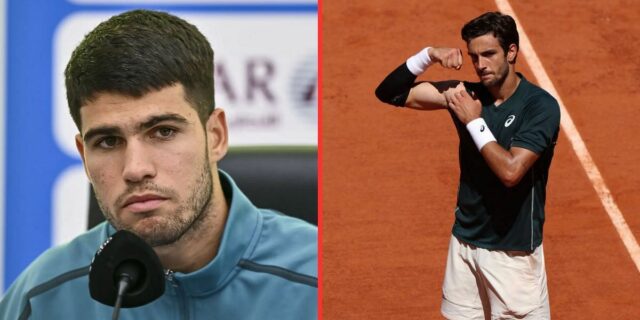 "Não certamente" - o ex -treinador de Serena Williams, o colega francês Open SF após o início de Carlos Alcaraz'dan Worrines 'indisciplinado'

