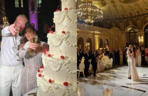 Nas fotos: Patriarca Laine, relaxa nas celebrações do pós -casamento, com jaquetas e camisas azuis antigas sem camisas companheiro de equipe Man Fantili Através do Instagram /@LifebyjordanLeigh