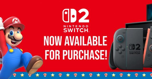 Nintendo Switch 2 agora disponível para compra on -line!


