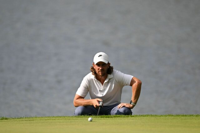 No antigo PGA Tour Pro Tommy Fleetwood's Travellers Championship 'Kriptonite' 2025 Choke

