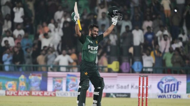 Novamente contra a proibição, o 3º T20i: Mohammed Harris atinge a garota como um paquistão branco Bangladesh

