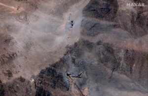 Novas imagens de satélite mostram a atividade em andamento no complexo nuclear iraniano Fordw após ataques aéreos dos EUA Novas imagens de satélite mostram a atividade em andamento no complexo nuclear iraniano Fordw após ataques aéreos dos EUA