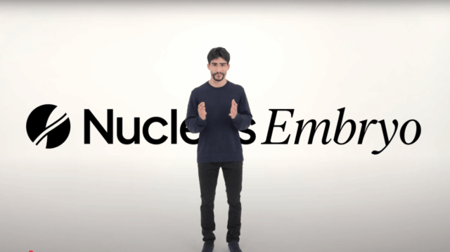Tela de funções do Nucleus Genomics Embryo