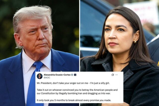 O AOC responde às críticas quebradas de Trump sobre seus chamados sobre o impeachment dele: "Eu sou apenas uma garota estúpida"


