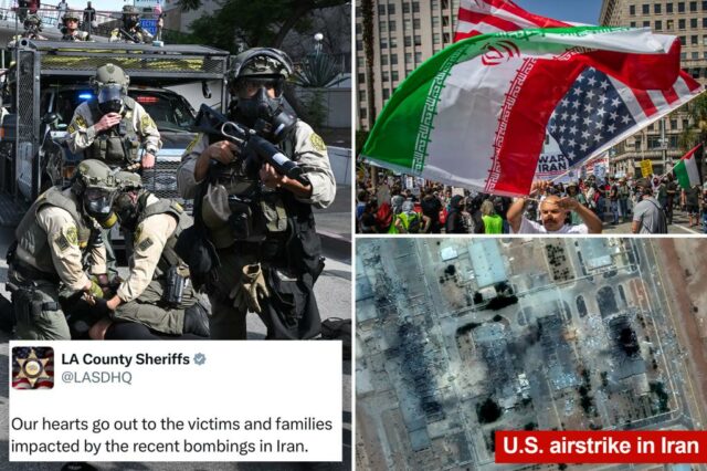 O Departamento de Los Angeles remove os posts chamando -nos ataques no Irã de "Trágico

