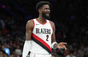 “O Laker mais limitado até agora” – os fãs do Lakers explodem enquanto DeAndre Ayton fica disponível na agência gratuita de 2025 com um movimento chocante. March Madness Logo