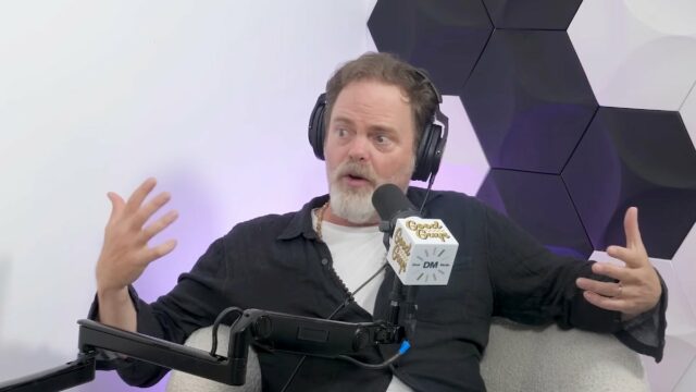 O "Office" Rainn Wilson reconhece a manutenção de emissões depois que Steve Carell sai foi um vídeo de "luta"

