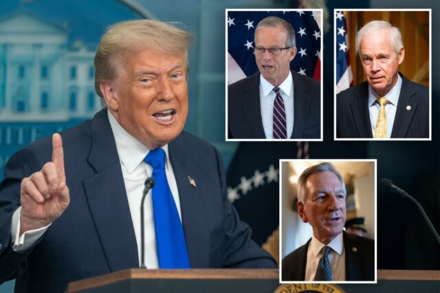 O Senado do Partido Republicano estabelece "aspiração" no sábado, votando na grande nota de Trump

