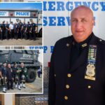 O amado treinador da polícia de Nova York da unidade de resgate de elite recebe uma referência especial após duas décadas de uniforme