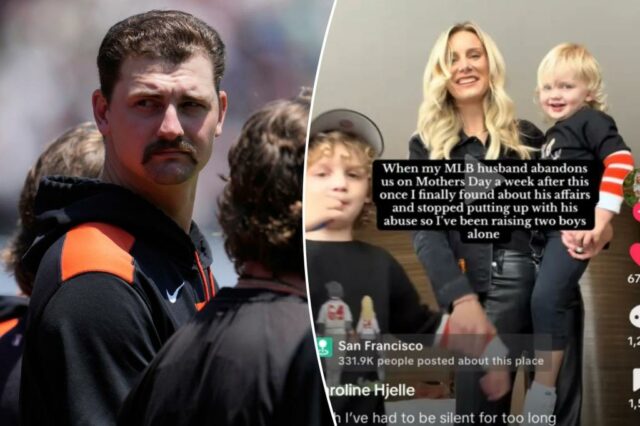 O arremessador Giants Sean Hjelle responde às alegações de "abuso" e "matéria"

